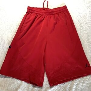 Jordan basketball shorts, RED, men’s MEDIUM, vintage, rare